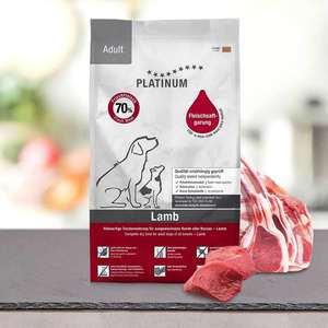 PLATINUM 白金 狗糧推薦：PLATINUM 狗糧 成犬配方 鮮羊肉+白米 15kg 或 (3包5kg夾袋) (PT445)