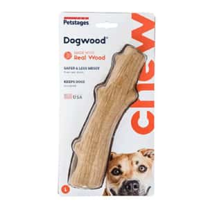 Petstages 狗玩具 Petstages 原木味耐咬木頭潔齒骨 大 (LP219)