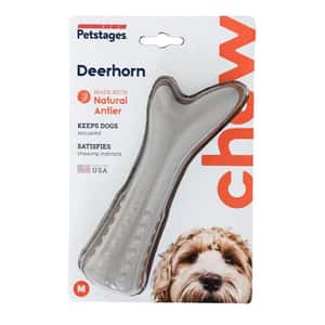 Petstages 狗玩具 Petstages 耐咬鹿角潔齒骨 中 (LP669)