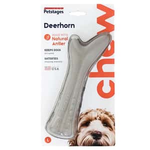 Petstages 狗玩具 Petstages 耐咬鹿角潔齒骨 大 (LP670)