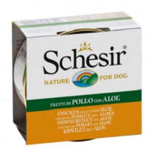BLUE BAY 狗罐頭 Schesir 啫喱狗罐頭 雞肉及蘆薈 150g