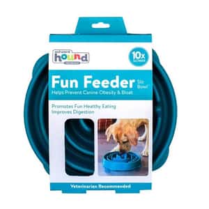 飲食用具 outward hound 好玩慢食碗 青 大 (LP51002)