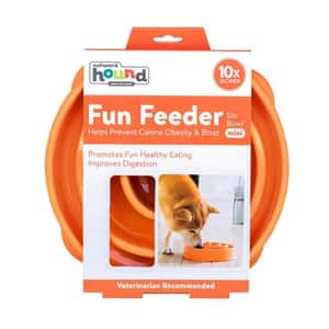 飲食用具 outward hound 好玩慢食碗 橙 中 (LP51004)