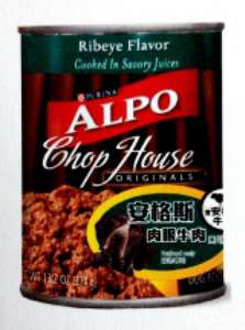 狗罐頭 狗濕糧推薦：ALPO愛寶 狗罐頭 安格斯肉眼牛肉 Ribeye 374g (停售)