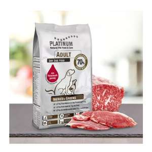PLATINUM 白金 狗糧推薦：PLATINUM 狗糧 無穀物成犬配方 西班牙黑毛豬 5kg