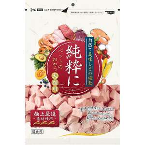 純粹【純粋に】 貓零食 寵物零食推薦：純粹 貓狗凍乾小食 草莓酸奶粒 60g