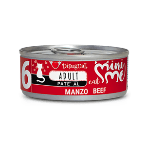 Disugual 貓罐頭 Disugual 意極鮮 貓罐頭 貓主食罐 MINI ME6 無穀物牛肉配方 85g (MIME004) | 意大利製造 - 限時試食價