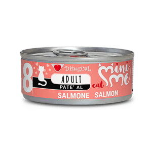 Disugual 貓罐頭 Disugual 意極鮮 貓罐頭 貓主食罐 MINI ME8 無穀物三文魚配方 85g (MIME002) | 意大利製造 - 限時試食價