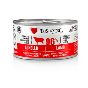 Disugual 狗罐頭 Disugual 意極鮮 狗罐頭 狗主食罐 96%極品鮮肉 單一蛋白配方 羊肉 150g (DSGV106) | 意大利製造