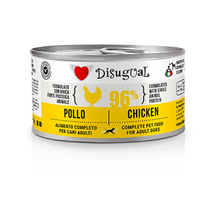 Disugual 狗罐頭 Disugual 意極鮮 狗罐頭 狗主食罐 96%極品鮮肉 單一蛋白配方 雞肉 150g (DSGV101) | 意大利製造