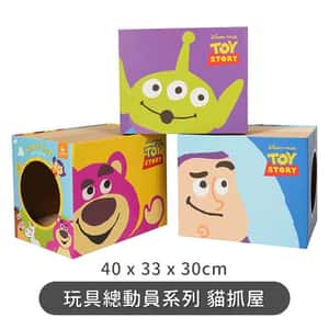 貓抓板 貓爬架 貓玩具 汪喵星球 玩具總動員系列 貓抓屋 巴斯光年款 1件