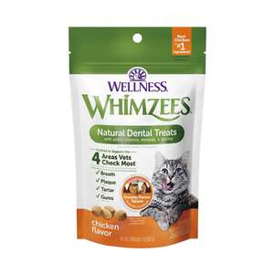 WELLNESS Core 貓糧 貓乾糧推薦：WELLNESS Whimzees 貓零食 貓貓潔齒餅 雞肉味 2oz (WHZ2003)
