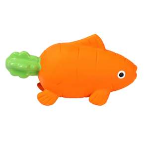 QMONSTER 狗玩具推薦：QMONSTER Trumo 水果動物 胡蘿蔔魚 (XQ-L-113-1)