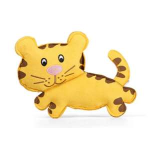 QMONSTER 狗玩具推薦：QMONSTER Trumo Funny Animals 老虎 (XA-P-006-4)