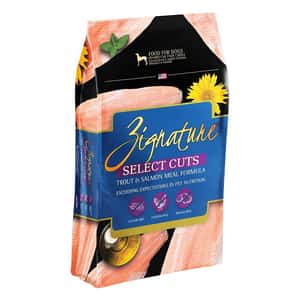 Zignature 超越 狗糧 Zignature 狗糧 Select Cuts 卓越精選鱒魚及三文魚配方 25LB (SC-TR3)  