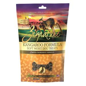 Zignature 狗零食推薦：Zignature 香軟鮮肉狗小食 袋鼠 4OZ (ZIT-KF)  
