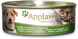 Applaws 狗罐頭 狗濕糧推薦：Applaws 狗罐頭 天然優質鯖魚及紫菜及甜玉米 156g (停售)