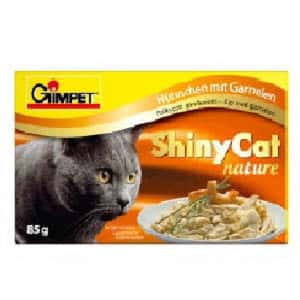 Gim Cat 貓罐頭 Gim Cat 貓罐頭 ShinyCat Nature 天然優質水煮罐 雞肉及鮮蝦 85g (橙) (GM411859)