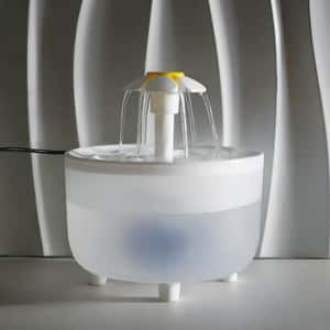 HelloDOG 寵物用品嚴選 有腳花朵噴泉飲水機 貓狗飲水器 (款式隨機) (圖片4)