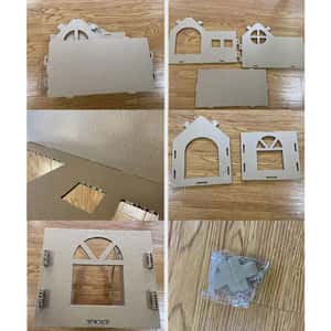 HelloDOG 玩具嚴選 瓦楞紙貓抓板 貓別墅貓屋 (圖片4)