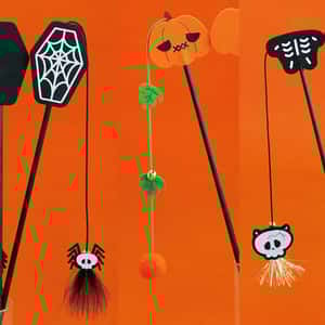 HelloDOG 貓玩具推薦：HelloDOG 貓玩具 搞鬼逗貓棒 1支 (隨機款)