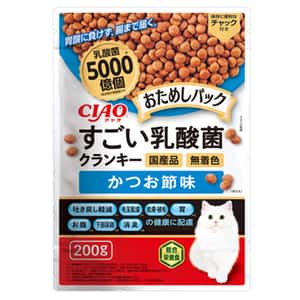 CIAO 貓糧 CIAO 貓糧 5000億個乳酸菌健腸配方 鰹魚味 200g (P-308)