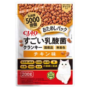 CIAO 貓糧 CIAO 貓糧 5000億個乳酸菌健腸配方 雞肉味 200g (P-309)