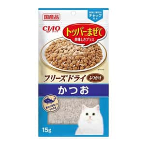 CIAO 貓零食 貓零食 CIAO 貓零食 凍乾肉鬆 鰹魚 15g (CS-232)