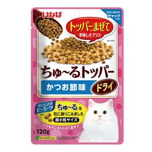 CIAO 貓零食 貓零食 CIAO 貓零食 超小粒混合貓糧 鰹魚片味 120g (P-472)