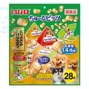 CIAO 狗零食 狗零食 CIAO 狗零食 1.4兆乳酸菌 夾心餅 雞柳及牛肉及野菜味 12g×28袋 (DS-411)