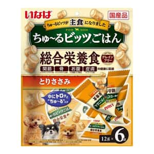 CIAO 狗零食 狗零食 CIAO 狗零食 綜合營養夾心餅 米飯及雞肉味 12g×6袋 (DS-364)