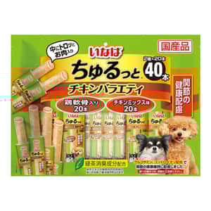 CIAO 狗零食 狗零食 CIAO 狗零食 關節健康夾心卷 雞軟骨及雞肉混合味40本 (DS-355)