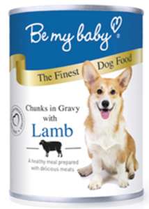Be My Baby 狗罐頭 狗濕糧推薦：Be my baby 罐裝狗濕糧 汁煮羊肉 Lamb (停售)