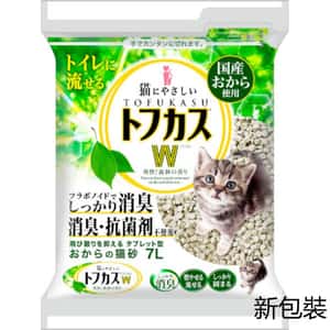 豆腐貓砂 W之爽快特強除臭 豆腐貓砂 圓片型 7L (UH87)
