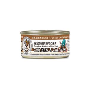 貓犬王 貓罐頭 貓犬王 貓罐頭 魷魚及雞肉肉絲湯主食罐 80g