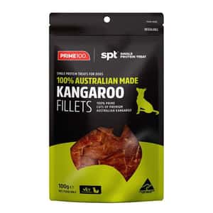 PRIME100 狗零食 PRIME100 狗零食 澳洲純袋鼠肉 100g (20260429)