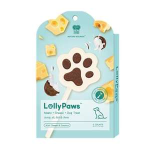 Natura Nourish 狗零食推薦：NATURA NOURISH Lolly-Paws芝⼠⽜⾁棒 椰奶 60g (DT70160)  