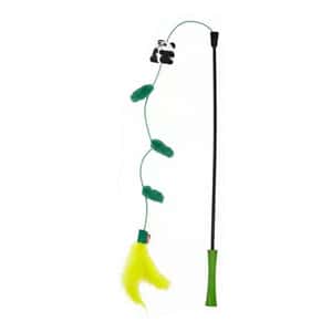 逗貓棒 貓玩具 GiGwi Feather Teaser魔⼒貓棒 熊貓 (可替換頭) (7461) 