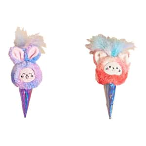 其他 貓玩具 PETSVILLE 繽紛搖搖樂逗貓冰淇淋系列 紫色/紅色 (款式隨機) 