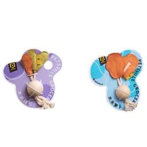 其他 貓玩具 PETSVILLE 厨房系列 木木洋葱/木木蘿蔔 (款式隨機)