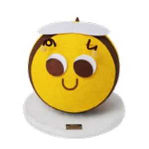 貓抓板 貓爬架 貓玩具 VETRESKA 蜜蜂撲撲貓抓球 34x34x31cm (vk14432) 