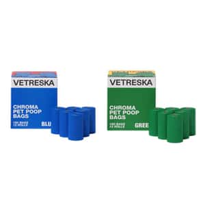 VETRESKA VETRESKA Chroma膠囊拾便袋補充袋 12卷 藍/綠 (顔色隨機) 