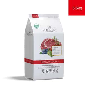 狗糧 Orga & Leaf 狗糧 ⽜魔王 + 益⽣菌成⽝配⽅ 5.6kg