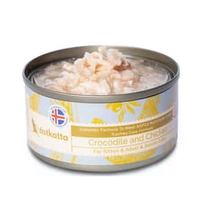 貓罐頭 Astkatta 冰島罐 貓罐頭 氣管保養罐 鱷魚雞肉 170g (P00150)