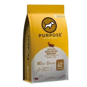 PURPOSE PURPOSE 狗糧 無穀物 鴨肉 + 白魚 全犬 ( 後生元 ) 配方 20lb (678137X2)