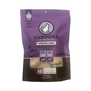 PURPOSE PURPOSE 貓糧 凍乾脫水生肉肉餅 單一蛋白 兔肉 12oz (678113)