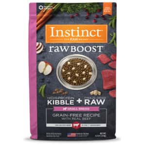 狗糧 Instinct 狗糧 小型犬糧 無穀物生肉系列 牛肉 4lb (658245)