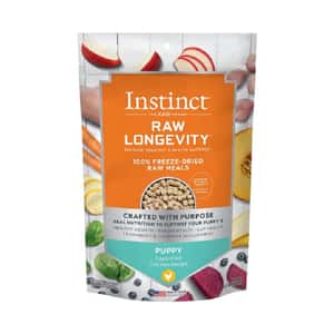 狗糧 Instinct 狗糧 凍乾生肉主食糧 長壽系列 幼犬 雞肉 16oz (621652)