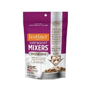 貓糧 Instinct 貓糧 本能 貓糧 凍乾肉粒 多種維他命 成貓 牛肉配方 5.5oz (600671)