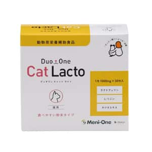 貓咪保健用品 日本Meni-One Duo One 乳鐵蛋白 賴氨酸補充劑 鰹魚精華 (貓用) 1000mg 30支入 (190660)